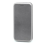 Чехол для iPhone 8 Plus BF боковой флип силикон/кожа Серебро