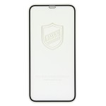 Защитное стекло для iPhone 11/Xr полный клей (0.25мм) Черное