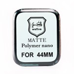 Защитная пленка для Apple Watch 5/6/SE 44mm Polymer nano матовая Черная
