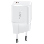Сетевая зарядка Type-C Hoco N10 (PD3.0 20W) Белая