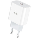 Сетевая зарядка Type-C Hoco C76A Plus (QC3.0/PD) Белая
