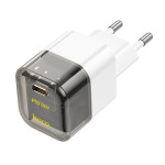 Сетевая зарядка Type-C Hoco C125A Transparent (PD20W) Черная
