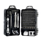 Набор инструмента 115 в 1 (магнитная отвертка 98 насадок, пинцет, лопатка, присоска)
