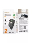 Сетевая зарядка Type-C/USB Borofone BN17 (PD3.0 20W) Черная