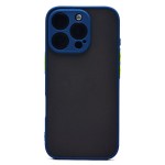 Чехол для iPhone 16 Pro PC041 пластик Темно-синий