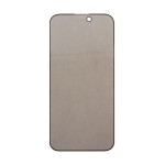 Защитное стекло для iPhone 16 Pro/17 Антишпион закаленное Черное