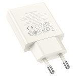 Сетевая зарядка Type-C Hoco N44 Bisciut (PD3.0 30W) Белая