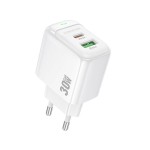 Сетевая зарядка Type-C/USB Borofone BAS45A (PD30W) Белая