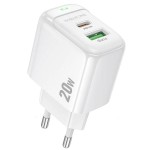 Сетевая зарядка Type-C/USB Borofone BAS44A (PD20W) Белая