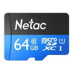 Карта памяти microSDHC 64Gb Class 10 UHS-1 90MB/s Netac P500 Standard без адаптера
