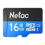 Карта памяти microSDHC 16Gb Class 10 UHS-1 90MB/s Netac P500 Standard с адаптером SD