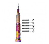 Отвертка Relife RL-723 (5 насадок, магнитная, динамометрическая 0,5 кгс/см2)